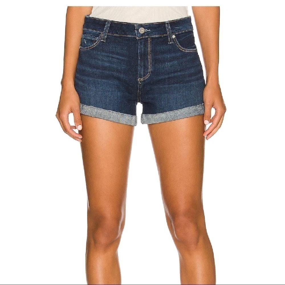 Paige Jimmy Jimmy Shorts w/ Raw Cuff in Abella
